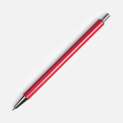 Ручка шариковая Slim Beam, красная